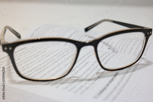 Glasses and Books