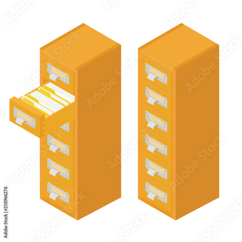 Library or archive reference card catalog