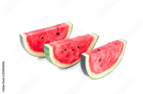 watermelon slice isolated on white background