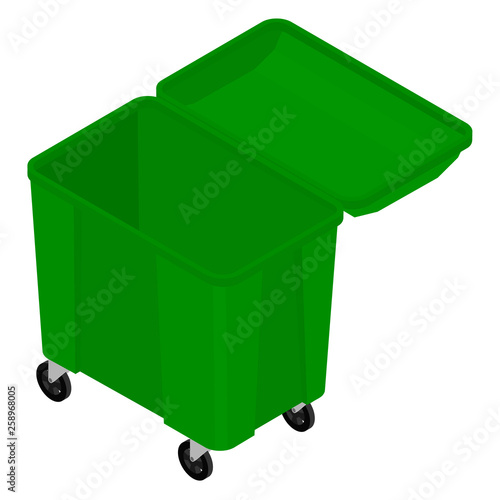 Garbage trash container