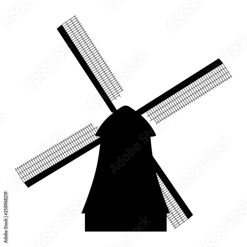 Traditional rural windmill