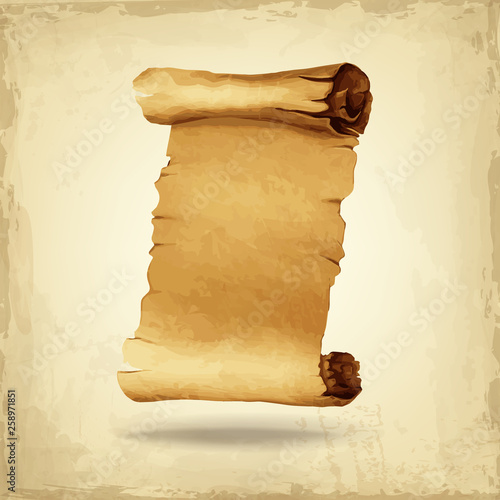 old paper scroll