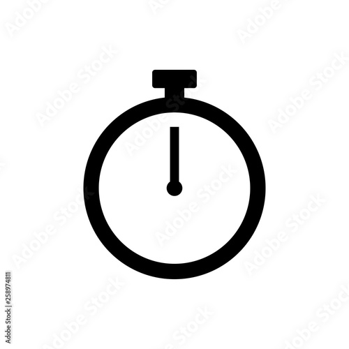 Time icon vector. Clock icon vector
