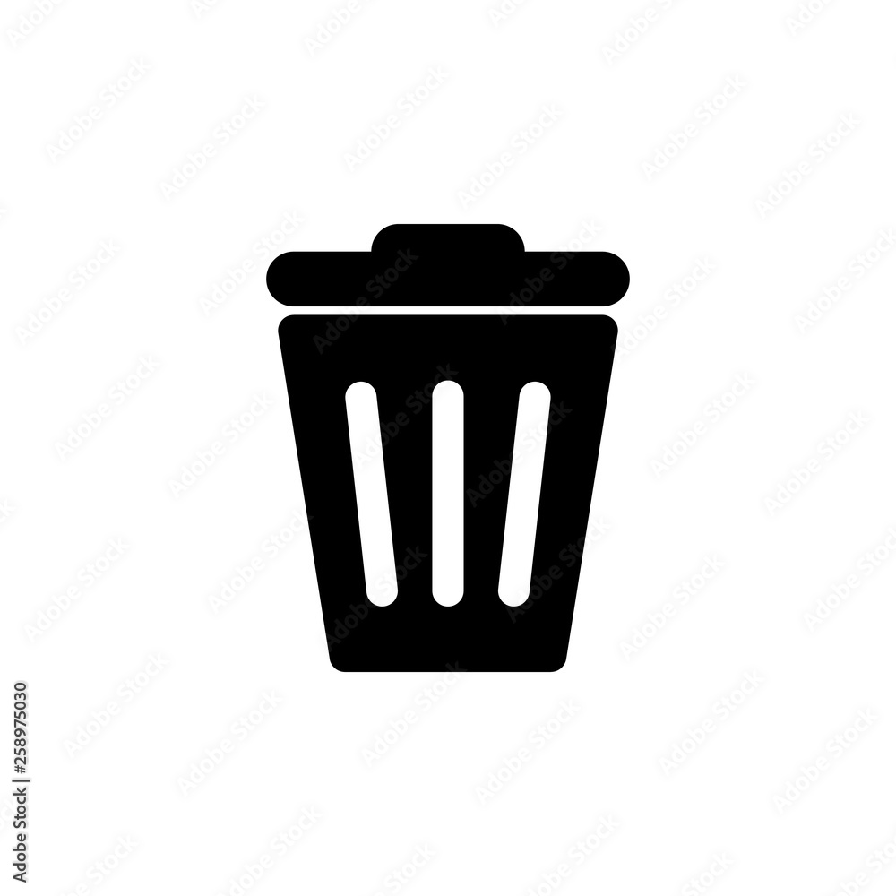 Trash icon vector. trash can icon. Delete icon vector Trash icon vector. trash can icon. Delete icon vector