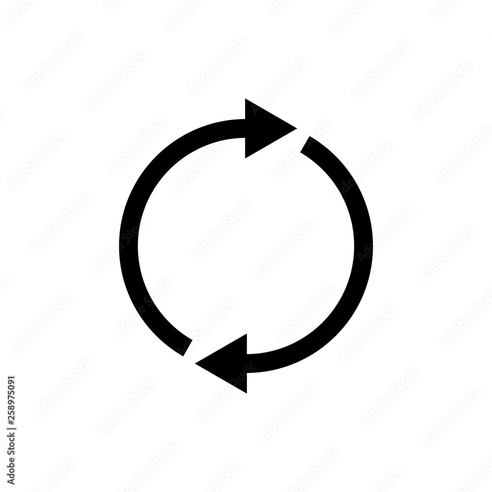 Update icon vector. Reload symbol. refresh icon Update icon vector. Reload symbol. refresh icon