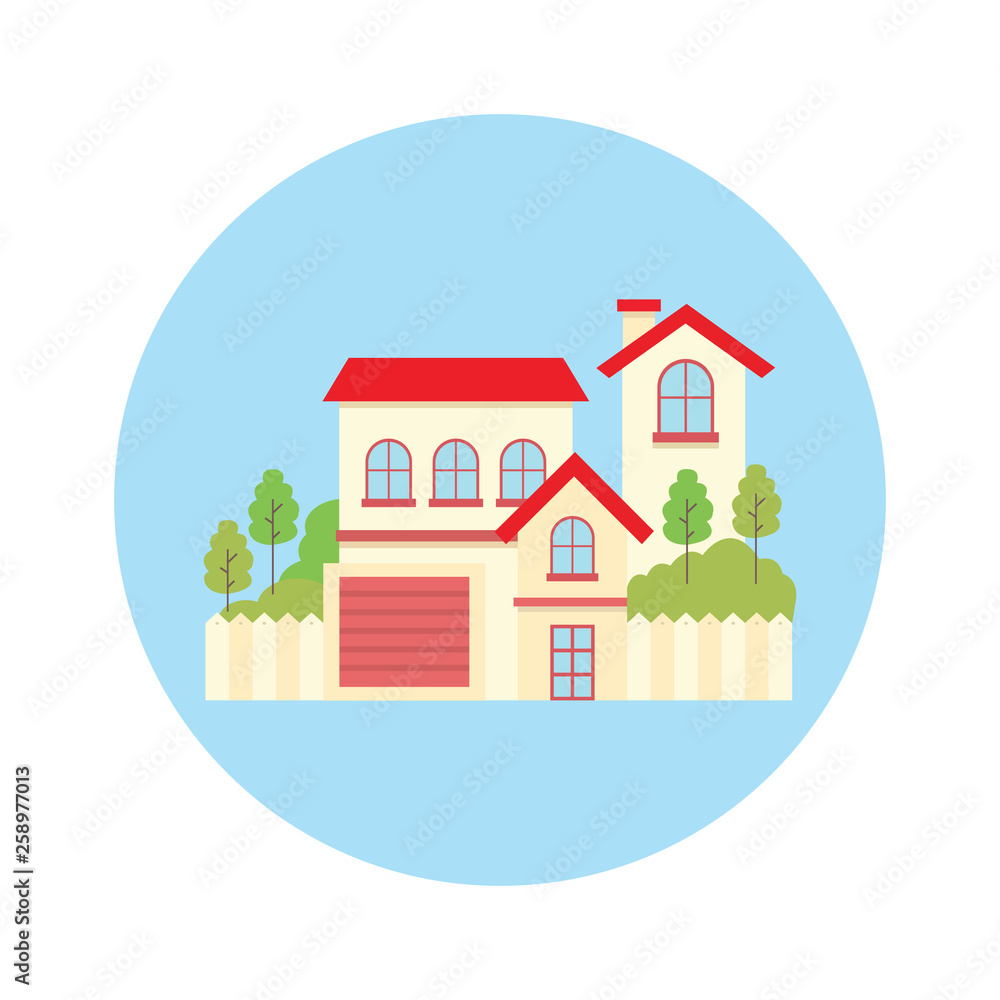 Fototapeta premium Houses