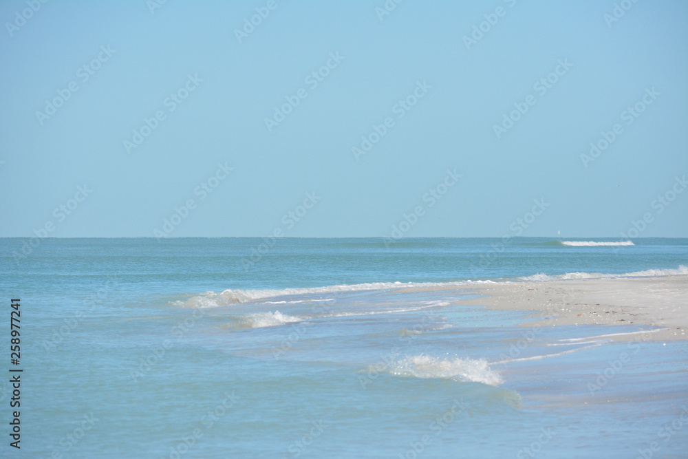 Longboat Key beach on the tropical Florida Gulf Coast