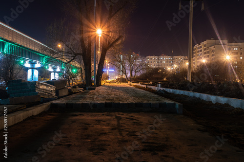 Building in the park of Moscow