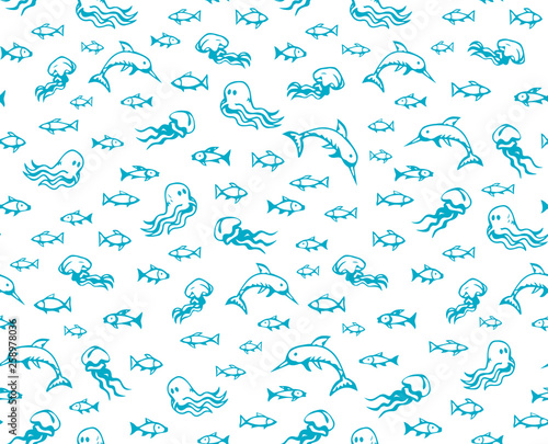Fish. Vector drawing