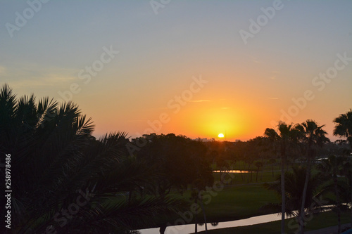 Sunrise over a Florida Gulf Coast