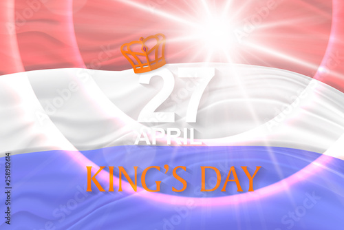 King's Day Celebrate Vector Design - King's Birthday in the Netherlands.