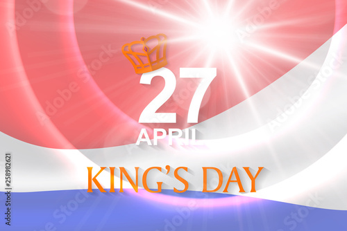 King's Day Celebrate Vector Design - King's Birthday in the Netherlands.