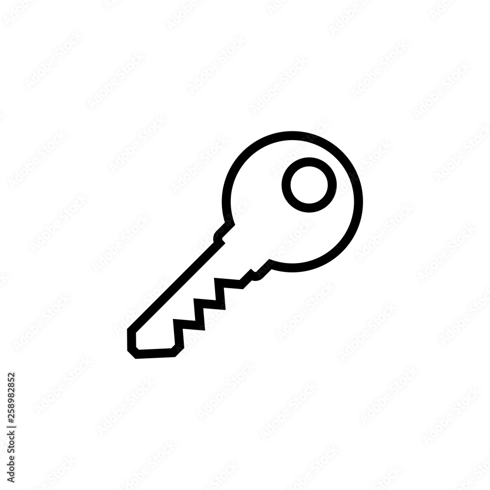 Key icon. Key vector icon. Key symbol for web site design Key icon. Key vector icon. Key symbol for web site design