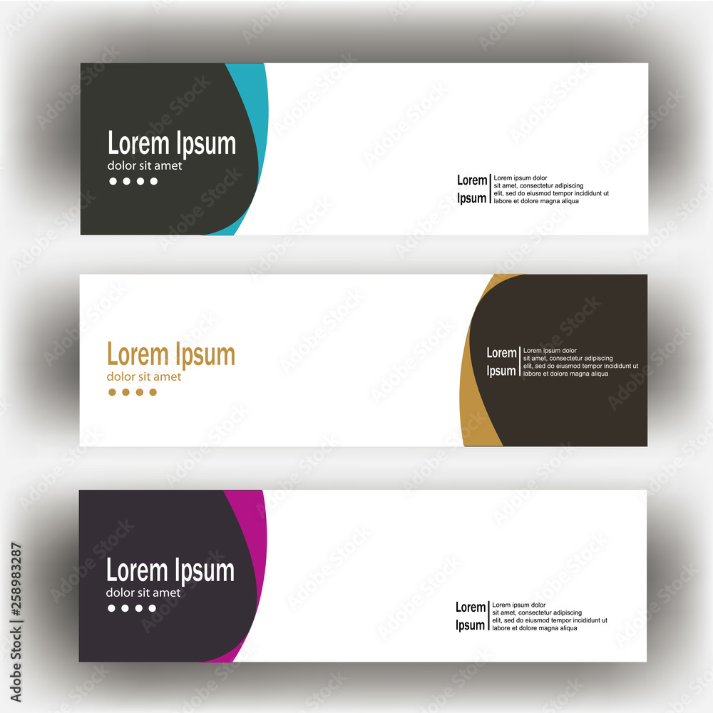 abstract geometric design banner web template. Banner web design vector template abstract geometric design banner web template. Banner web design vector template