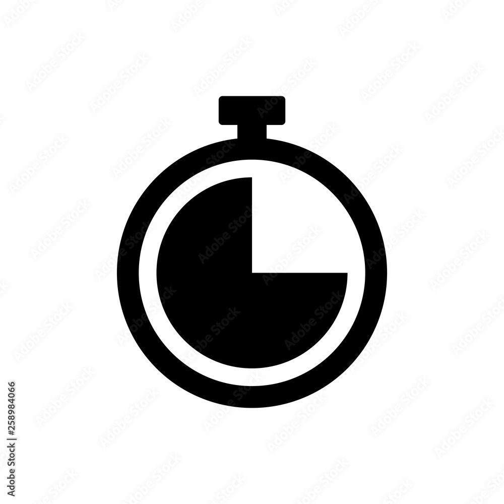 Time icon. Clock icon vector Time icon. Clock icon vector