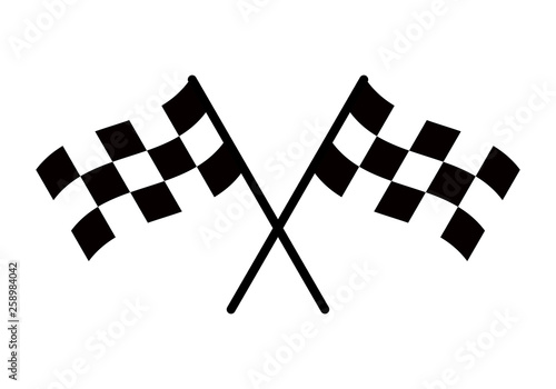 Start icon. Race flag icon. Competition sport flag line vector icon. Racing flag. Start finish flag