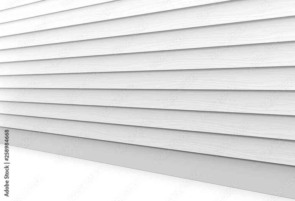 Fototapeta premium 3d rendering. perspective view of gray wood panels wall and floor background.