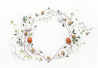 Easter greeting background