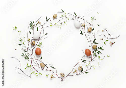 Easter greeting background photo