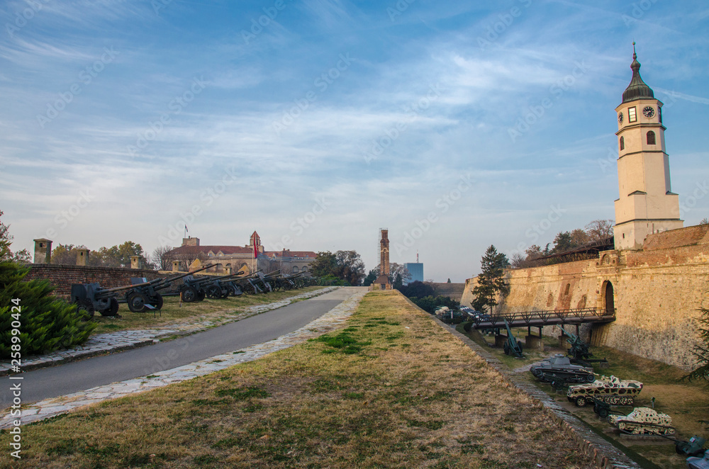 Belgrade, Serbia – Kalemegdan fortress - Clock Tower and Military Museum Belgrade, Serbia – Kalemegdan fortress - Clock Tower and Military Museum