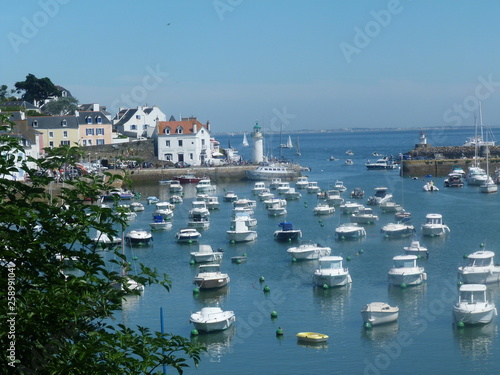 view of belle ile en mer bretagne france