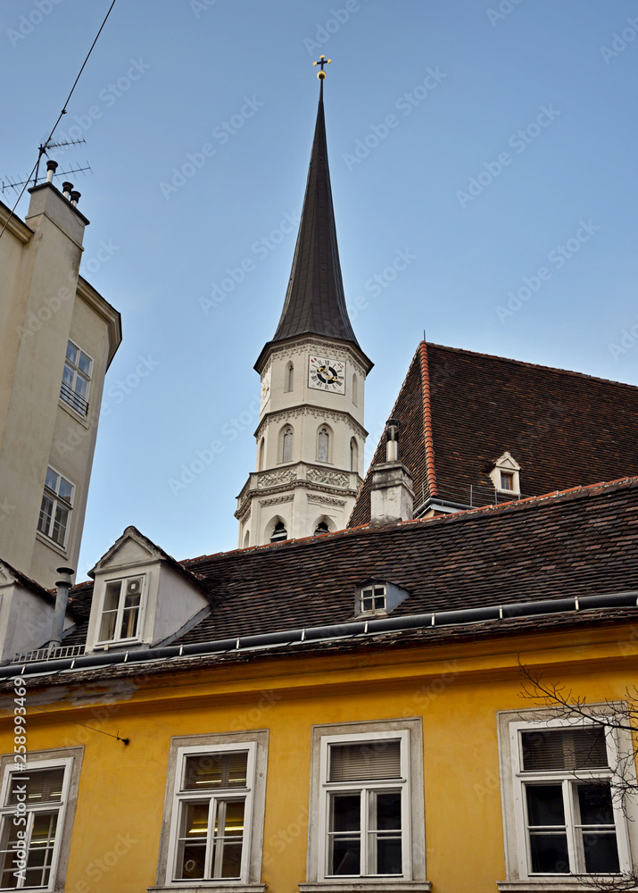 Fototapeta premium View to church.