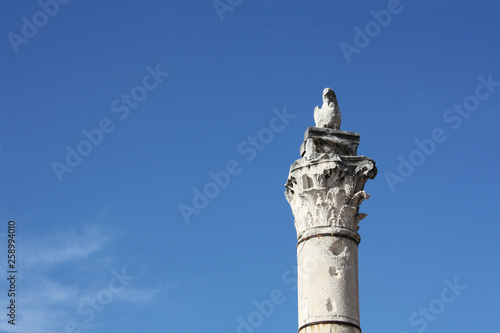Pillar of Shame in Zadar Croatia. 