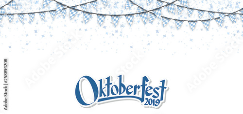 Oktoberfest 2019 garlands with confetti