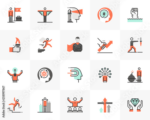 Business Motivation Futuro Next Icons Pack
