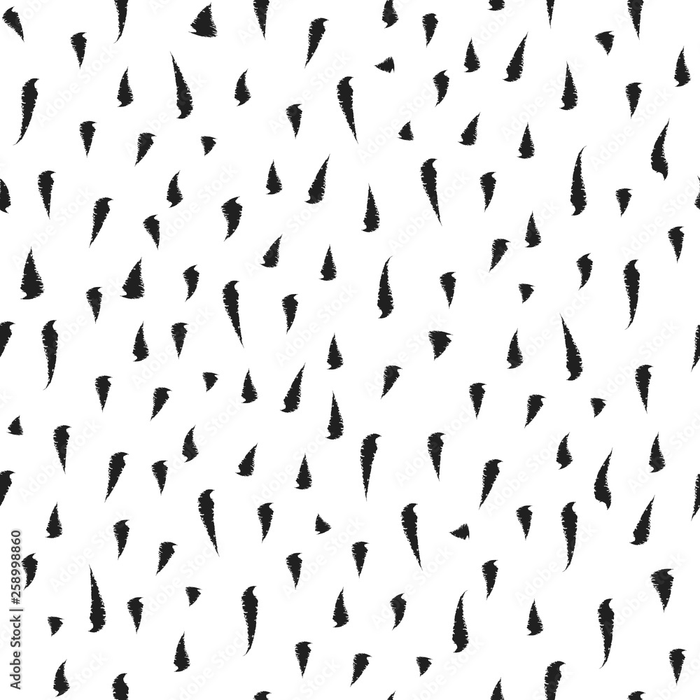Seamless repeat pattern with black abstract sharp pencil marks texture Seamless repeat pattern with black abstract sharp pencil marks texture