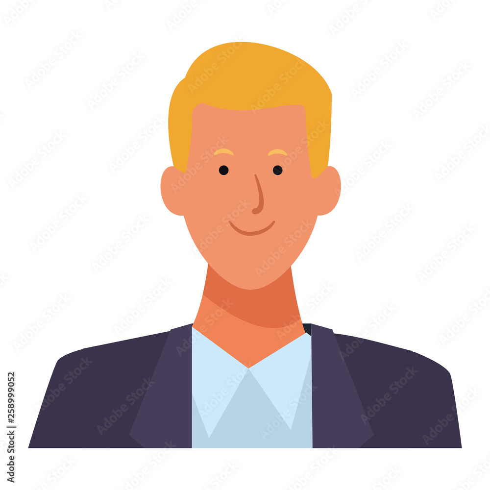 man portrait avatar