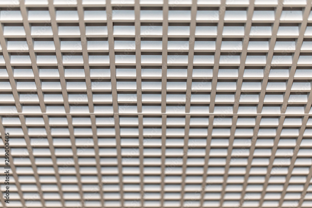 ceiling steel grate. Design of the ceiling in the shopping center. ceiling steel grate. Design of the ceiling in the shopping center.
