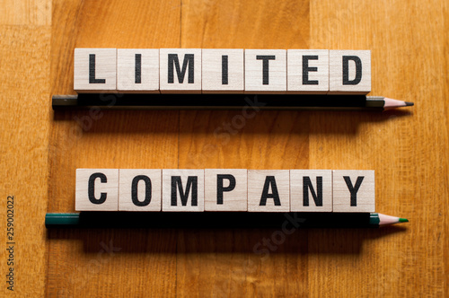 Limited company words concept