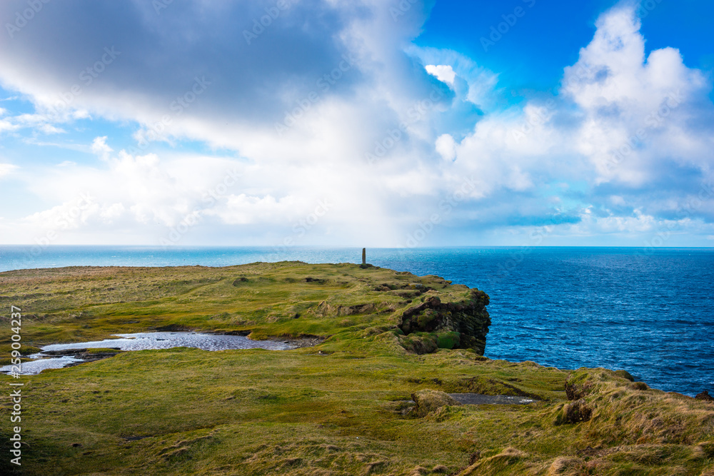 Wild coastline at Orkney Islands near Marwick Head Wild coastline at Orkney Islands near Marwick Head