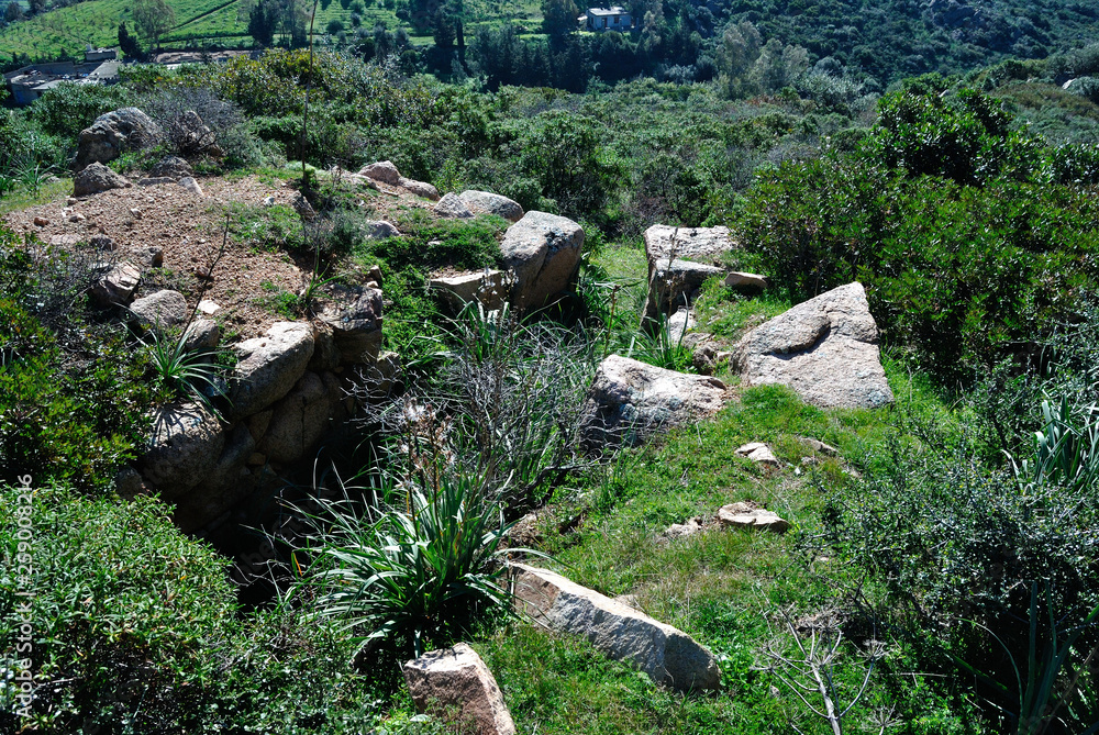 Vista della Tomba dei Giganti Taulaxi