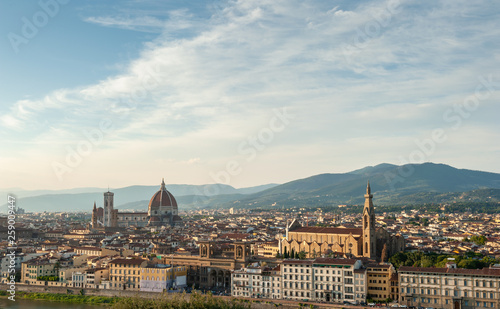 Florence view from florence piazzale square © Maxim B
