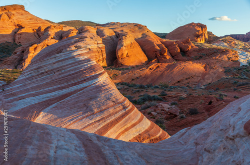 Valley of Fire State Park near Las Vegas   Nevada  USA