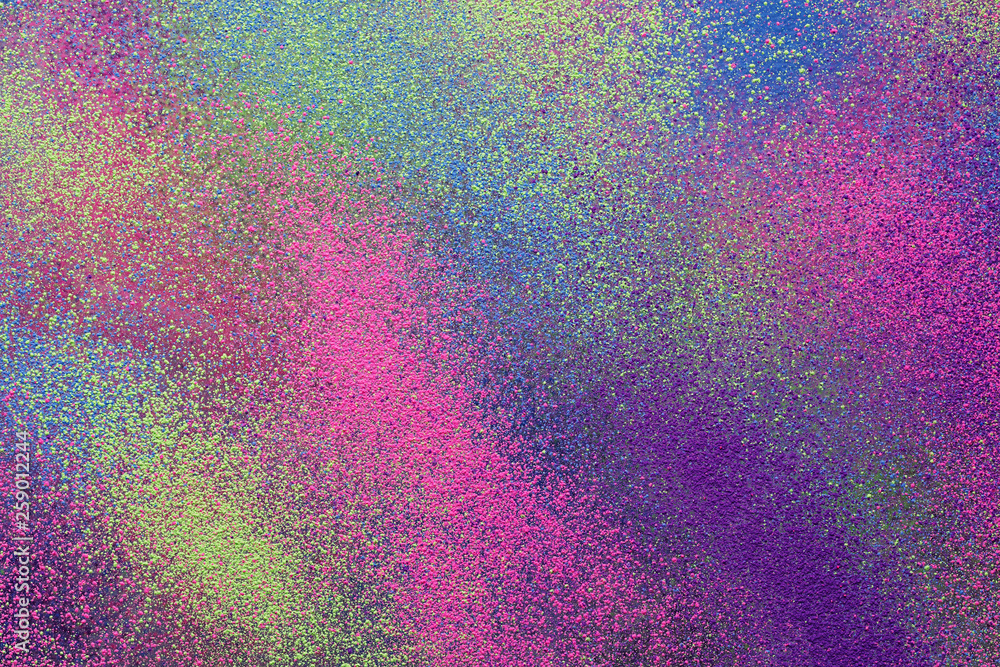 Colorful background of holi powder