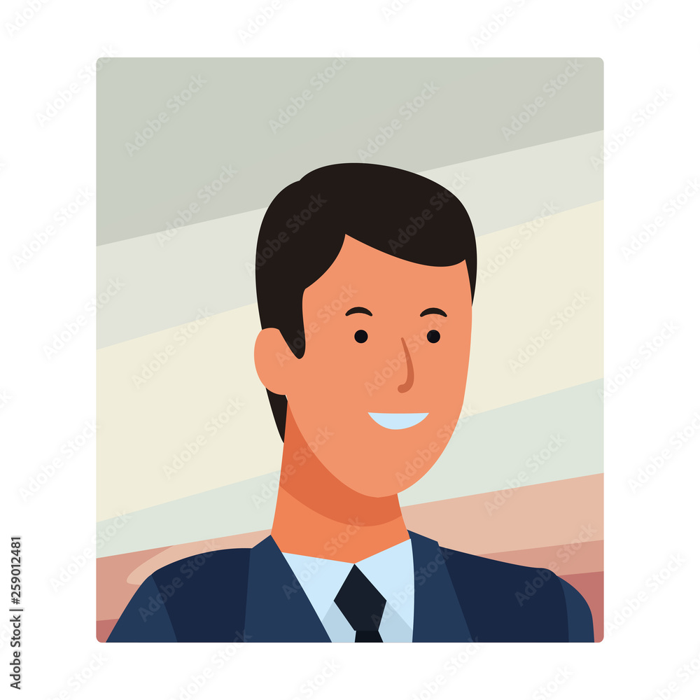 man portrait avatar