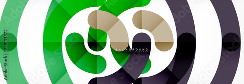 Circular lines design background