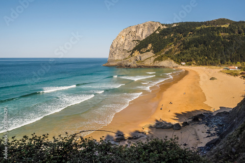Laga beach with Ogoño cliff photo