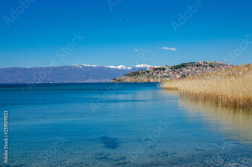 Ohrid Lake - Macedonia - view toward Kaneo church