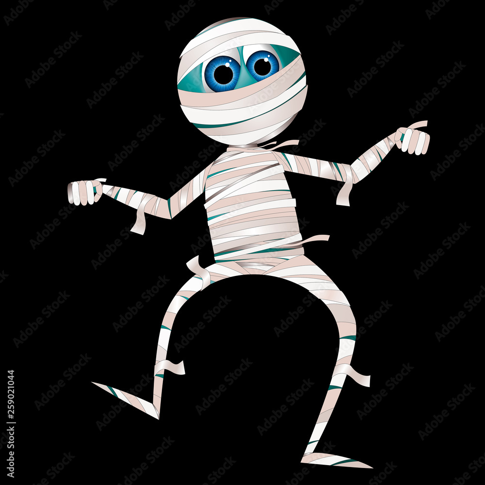 Fotografie Mummy - Halloween cartoon character