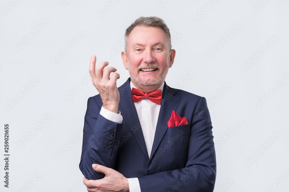 man in blue suit duscussing question with you man in blue suit duscussing question with you