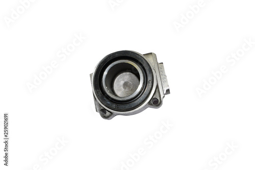 brake cylinder of a car on a white background