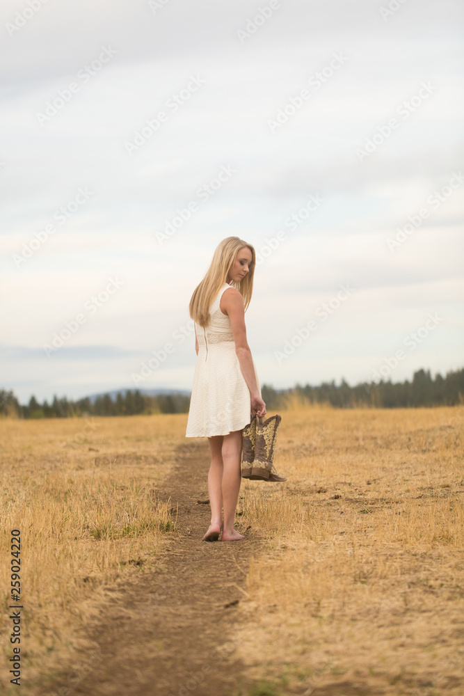 barefoot in the country