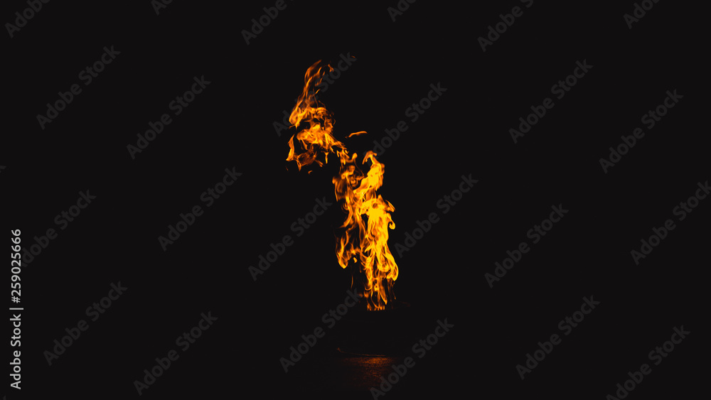 Eternal flame. Flame in the dark. Eternal flame. Flame in the dark.