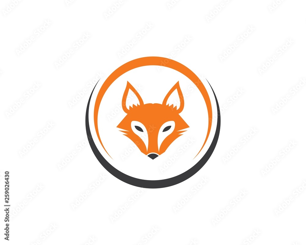fox logo icon vector template fox logo icon vector template