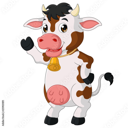 cartoon cow