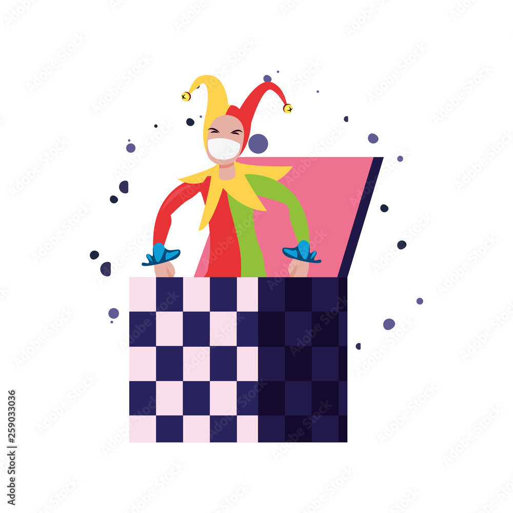 Obraz premium jack in the box april fools